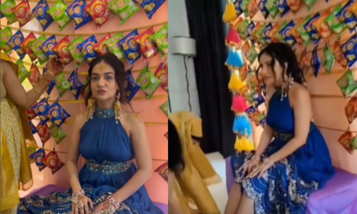 Divya-Agarwal-Haldi-Wedding-Look-Decor-Chips-Apurva-Padgaonkar-Bigg-Boss-Ott