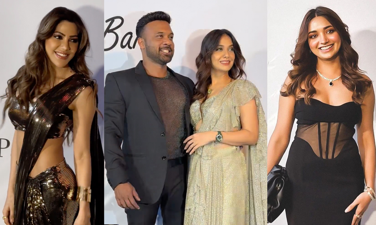 From Jiya Shankar To Nikki Tamboli, Celeb Guests At Divya Agarwal, Apurva Padgaonkar Pre-Wedding Party!