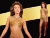 Miley Cyrus Rocks A Safety Pin Dress On Grammys 2024 Red Carpet. We Love The Uorfi Javed Inspired Look!