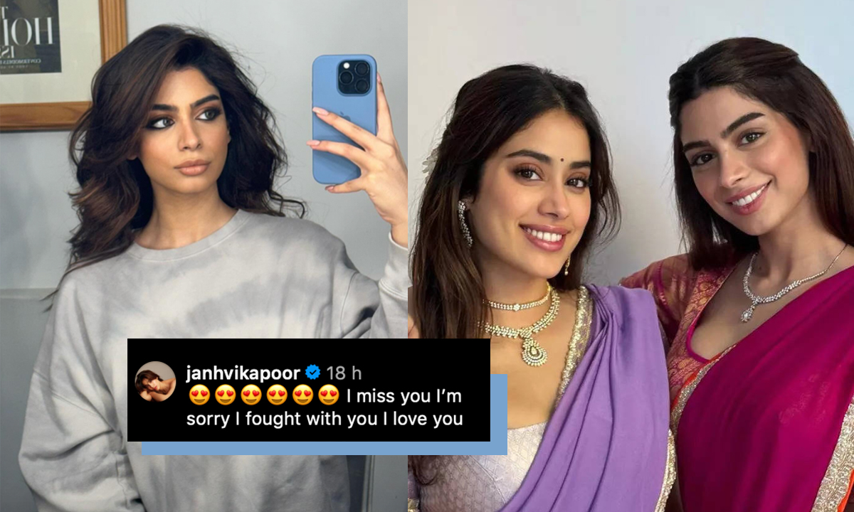 Janhvi Kapoor Showers Love On Khushi Kapoor’s Latest Pic After A Fight. Classic Sibling Behaviour!