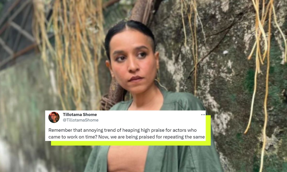 Tillotama Shome Tells People To Stop Praising Actors For Doing The Bare Minimum, Internet Agrees With Her! Tillotama Shome Tells People To Stop Praising Actors For Doing The Bare Minimum, Internet Agrees With Her!