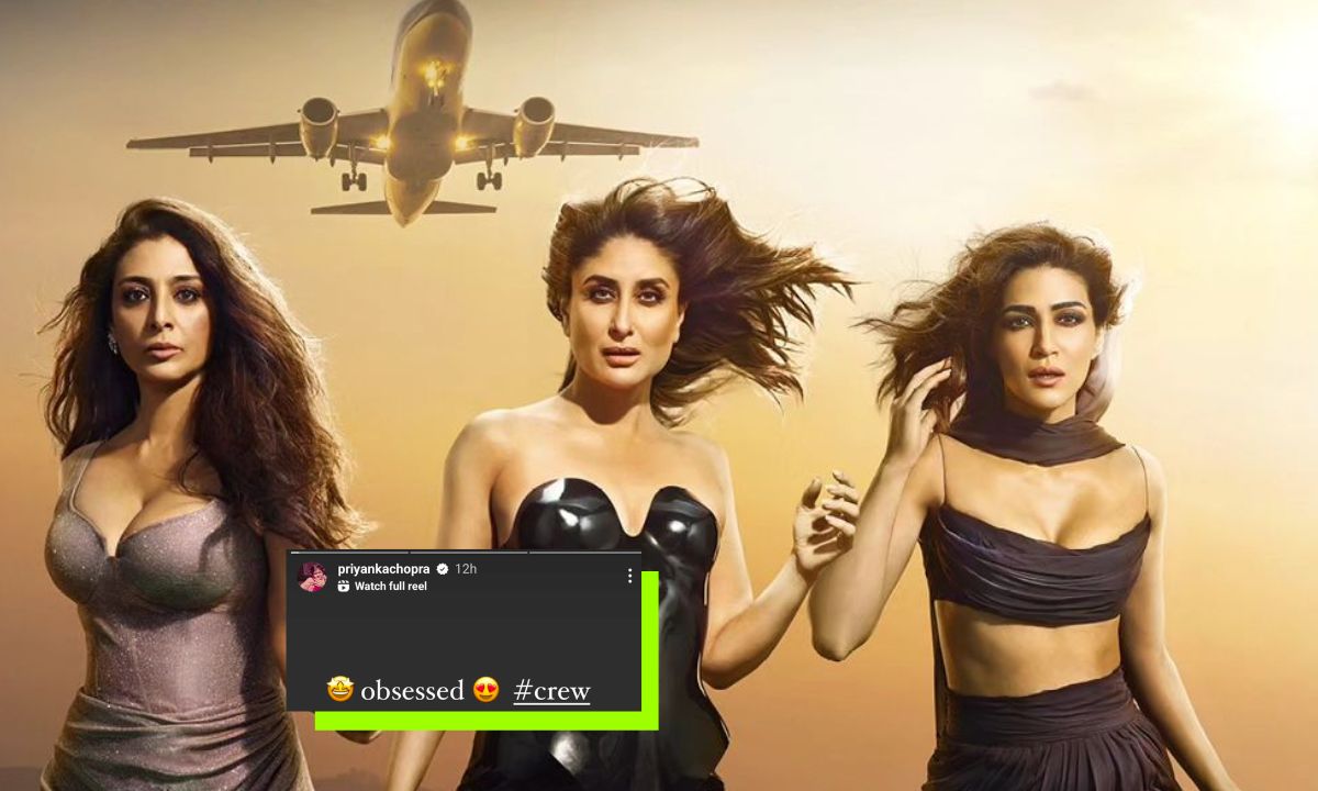 Bollywood Celebs Go Gaga Over Crew Teaser, Priyanka Chopra, Varun Dhawan, And More React! Bollywood Celebs Go Gaga Over Crew Teaser, Priyanka Chopra, Varun Dhawan, And More React!