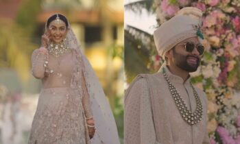 rakul-preet-singh-secretly-gestured-i-love-you-jackky-bhagnani-walking-down-aisle