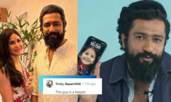 Reddit Calls Vicky Kaushal A “Keeper” As He Has Katrina Kaif’s Childhood Picture As Phone Wallpaper. King Behaviour!