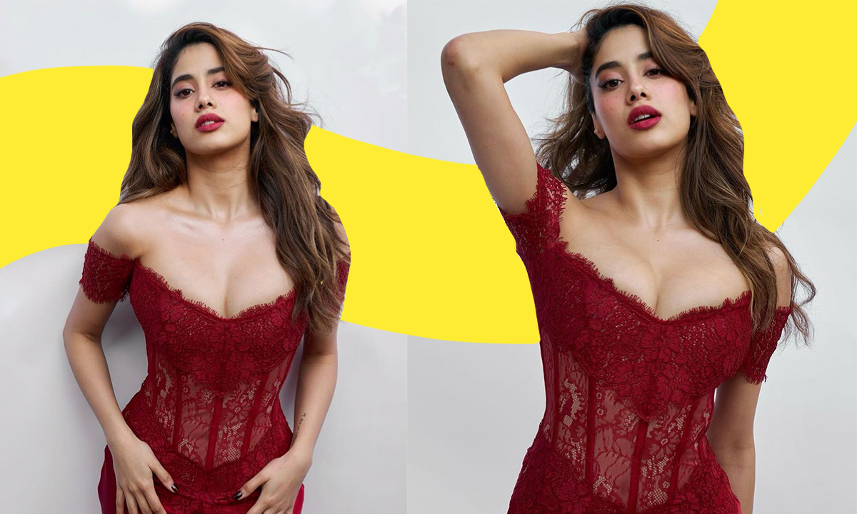 Janhvi Kapoor’s New Valentine’s Day Look Makes Us Lust For Cherry Red!