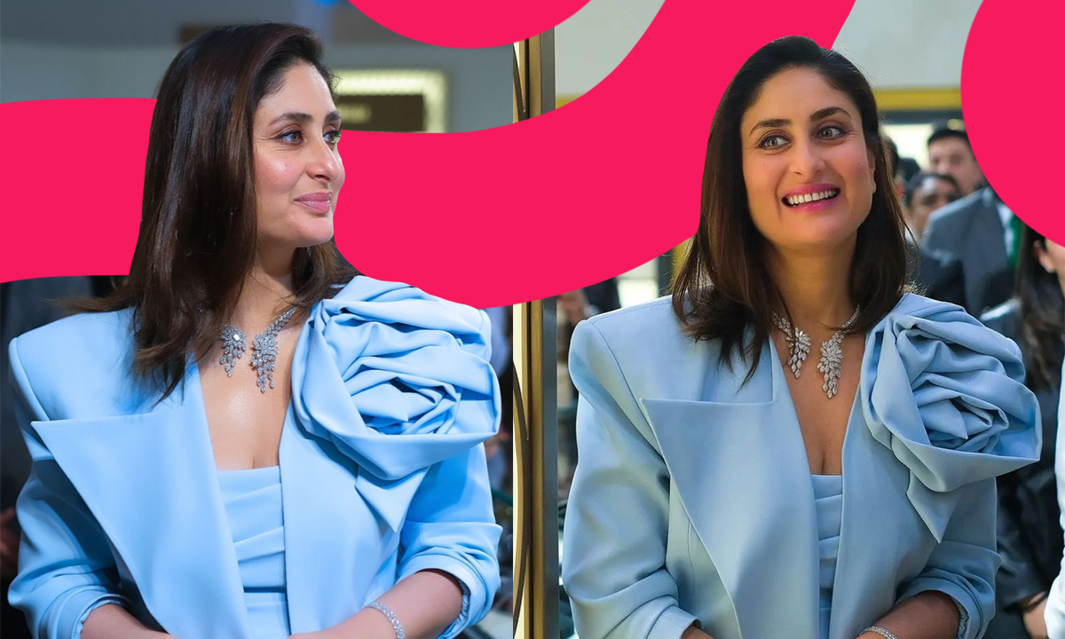 Kareena Kapoor’s Newest Look From Doha Is A Nod To Rosette Style Trend. We’re A Fan!