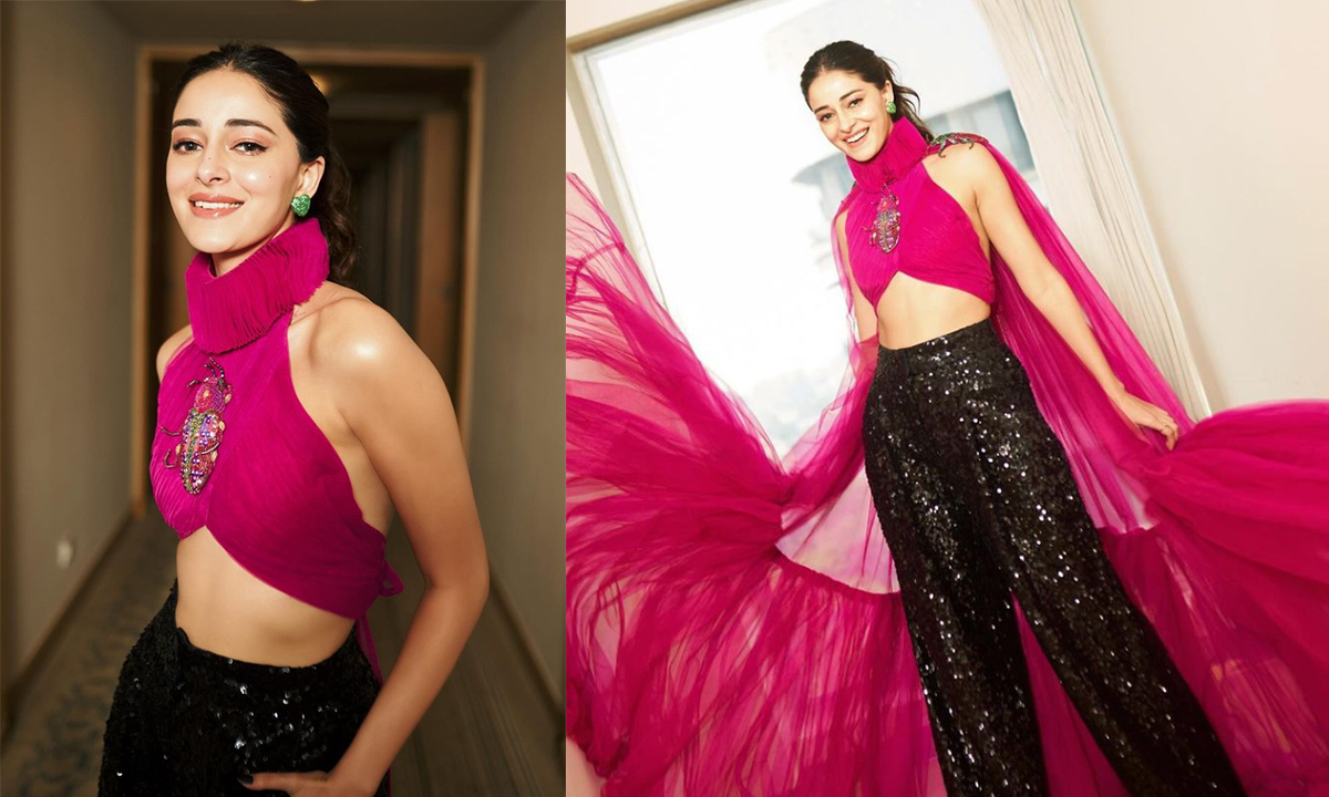 Ananya Panday Reveals Call Me Bae First Look Dressed In A Smoking Hot Pink Rahul Mishra Number!