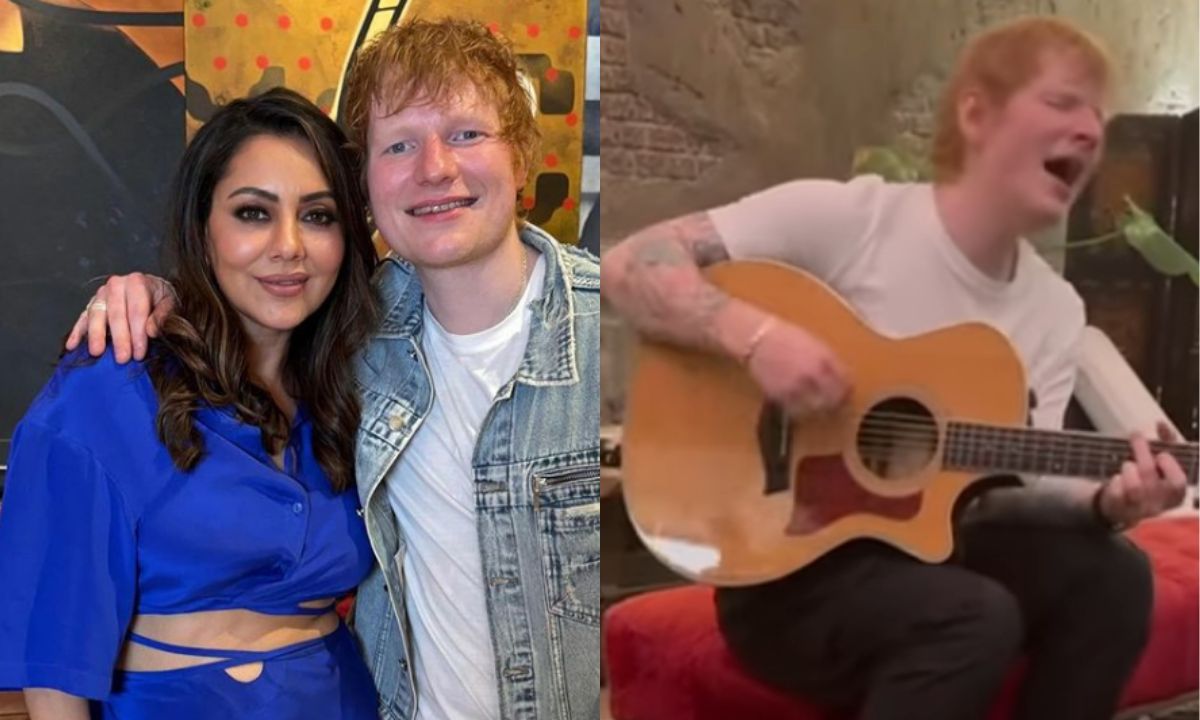 Gauri Khan Hosts A Party For Ed Sheeran At Mannat, Drops Video Of Him Singing Perfect At The Event. What A Vibe! Gauri Khan Hosts A Party For Ed Sheeran At Mannat, Drops Video Of Him Singing Perfect At The Event. What A Vibe!