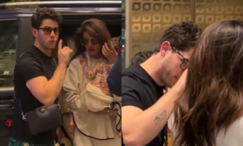 priyanka-chopra-nick-jonas-malti-marie-leave-india-mumbai-airport-mother-father-love-daughter-ssleeping-kiss-video-instagram