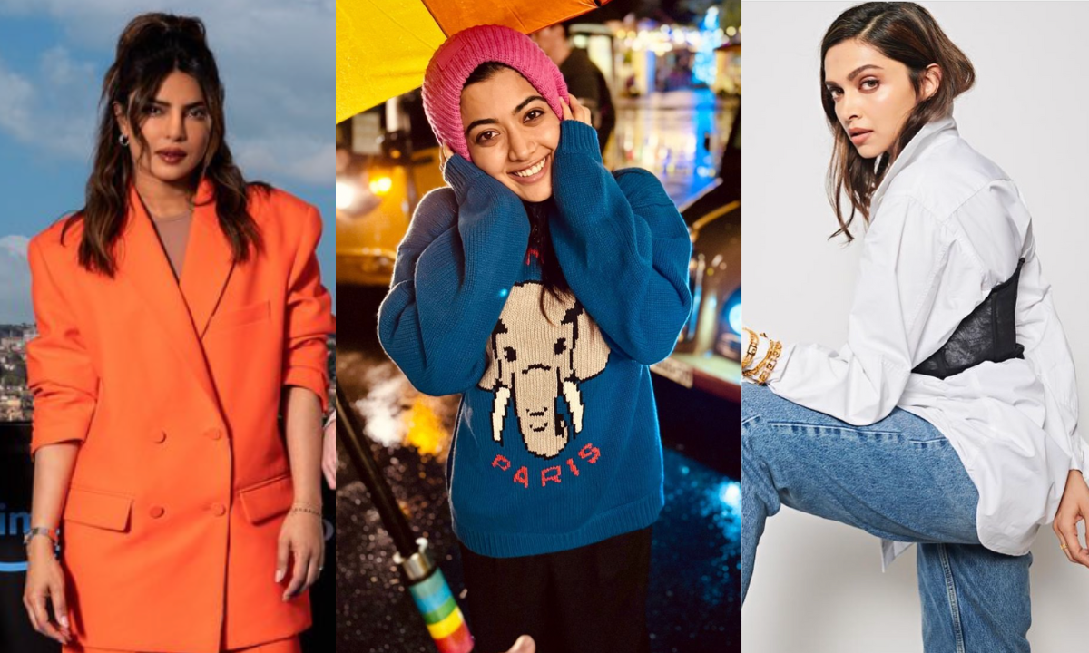 5 Ways To Revamp Your Look With Your Boyfriend’s Clothes Ft. Rashmika, Deepika Padukone, Priyanka Chopra, And More 5 Ways To Revamp Your Look With Your Boyfriend’s Clothes Ft. Rashmika, Deepika Padukone, Priyanka Chopra, And More