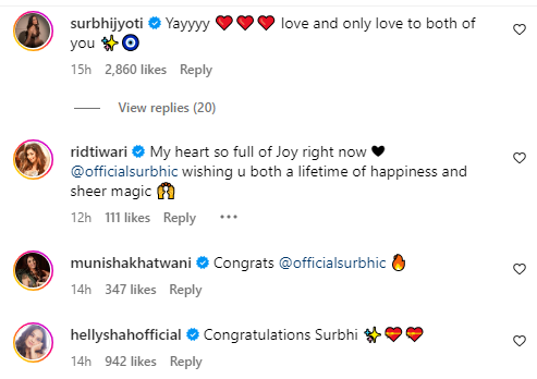 Surbhi-Chandna-Sings-Own-Version-Of-Kahani-Suno-At-Wedding-Flaunts-Ring-Karan-Sharma