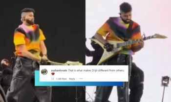 “Respect The Instrument”: Internet Calls Out AP Dhillon For Breaking Guitar At Coachella, Compares Him To Diljit