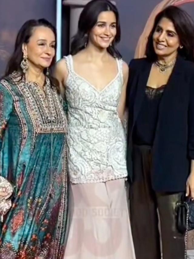 From Alia Bhatt Arriving With Her Moms To Salman Khan In Unique Pants, Celebs At Heeramandi Screening!