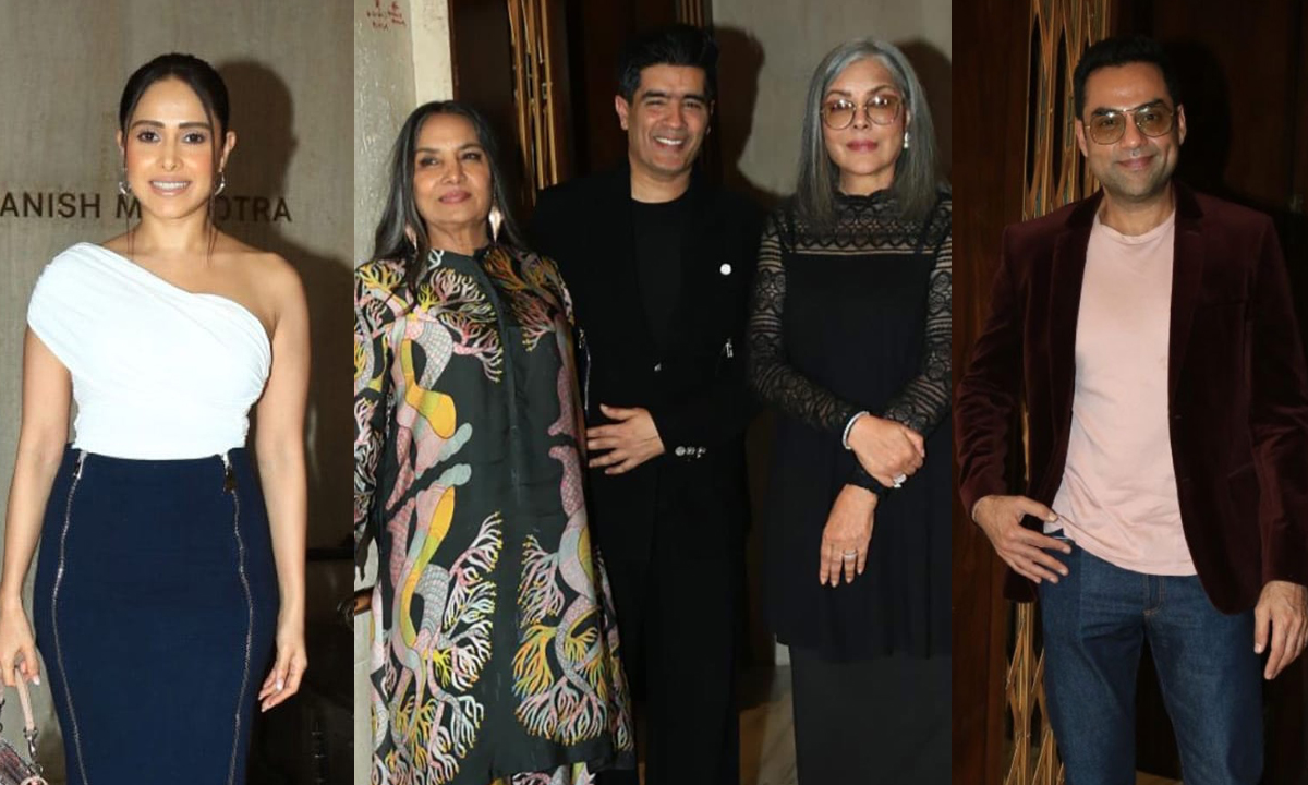 Shabana Azmi, Zeenat Aman And More Celebs Party With Manish Malhotra After Bun Tikki Wrap!