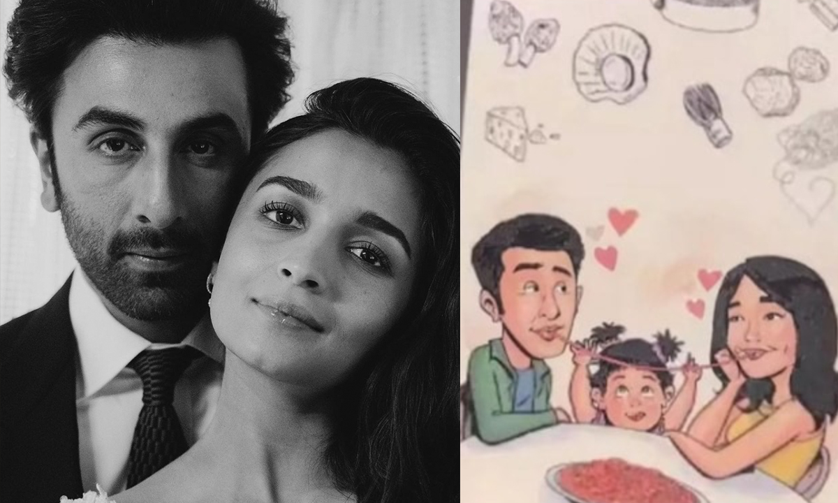 Ranbir Kapoor, Alia Bhatt’s Anniversary Dinner Had The Cutest Menu And A Little Raha Kapoor!