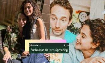 We’re Digging Taapsee Pannu’s PDA For Her Husband Mathias Boe, Actress Pens A Sweet Note!
