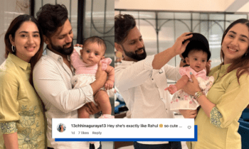 rahul-vaidya-disha-parmar-daughter-navya-7-month-birthday-bigg-boss-fans-instagram-father-adorable-pics