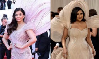 Mindy Kaling Gets Brutally Trolled For “Copying” Aishwarya Rai’s Cannes 2022 Look For Met Gala. Internet Reacts!