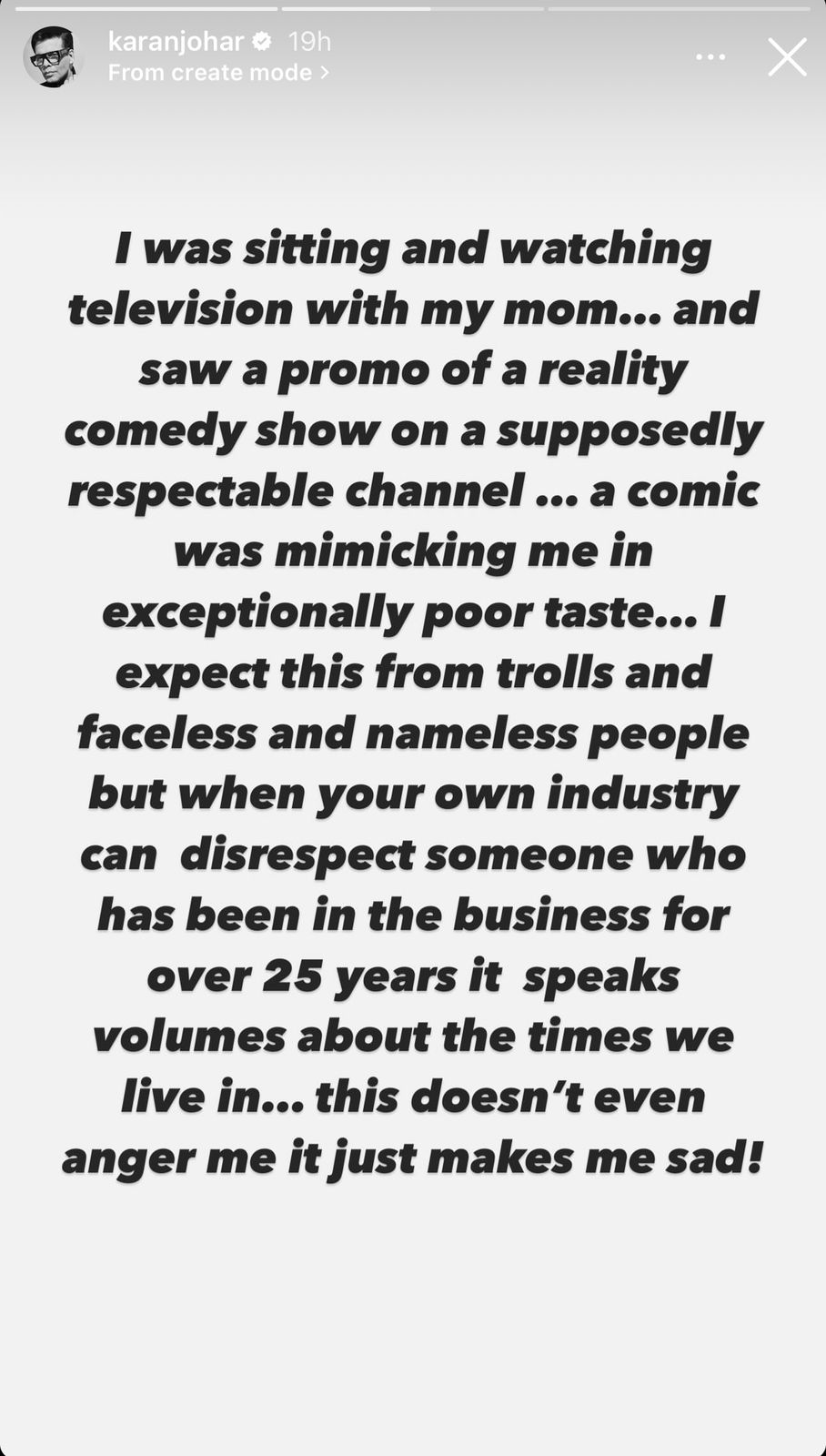 Karan-Johar-Angry-Comedian-Kettan-Singh-Mimicing-Him-Latter-Apologises-Immediantely