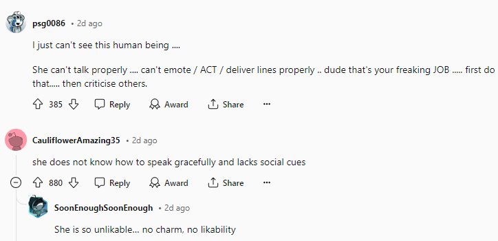 Sharmin Segal disrespects Aditi Rao Hydari Reddit reacts 
