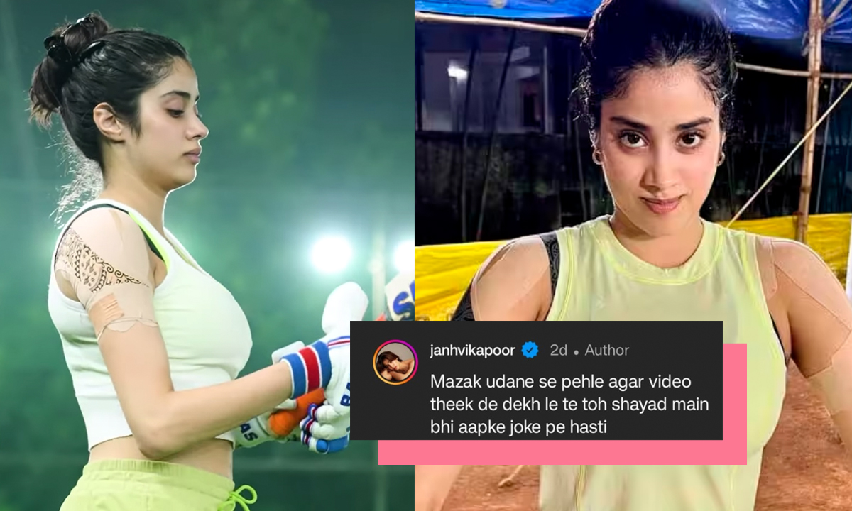Janhvi Kapoor Hits Back At Trolls Making Fun Of Her Shoulder Injuries From Mr And Mrs Mahi Sets. Shame On Them!