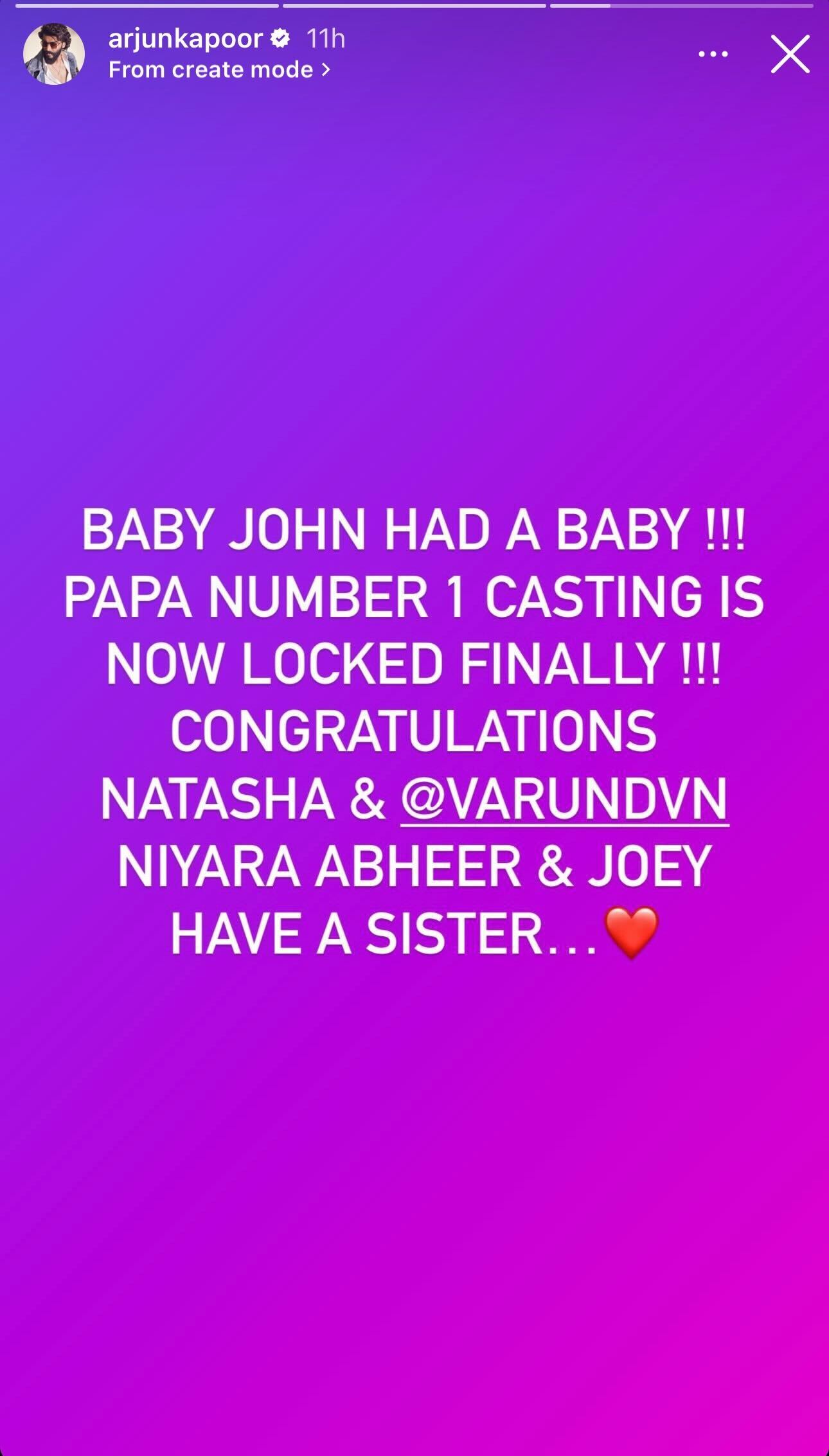 Varun Dhawan, Natasha Dalal Become Proud Parents To A Baby Girl, Actor Shares Cutest Announcement Video 