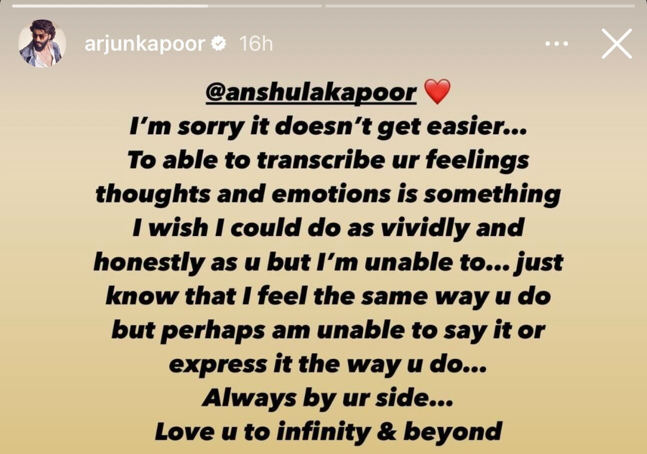 Arjun Kapoor Comforts Sister Anshula Kapoor Amidst Grief Over Their Mother's Demise: “I Am Sorry It Doesn’t…” 