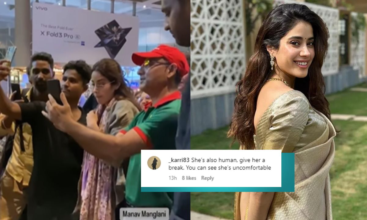 janhvi-kapoor-got-uncomfortable-amongst-fans-asking-for-selfie-outside-airport-internet-reacts