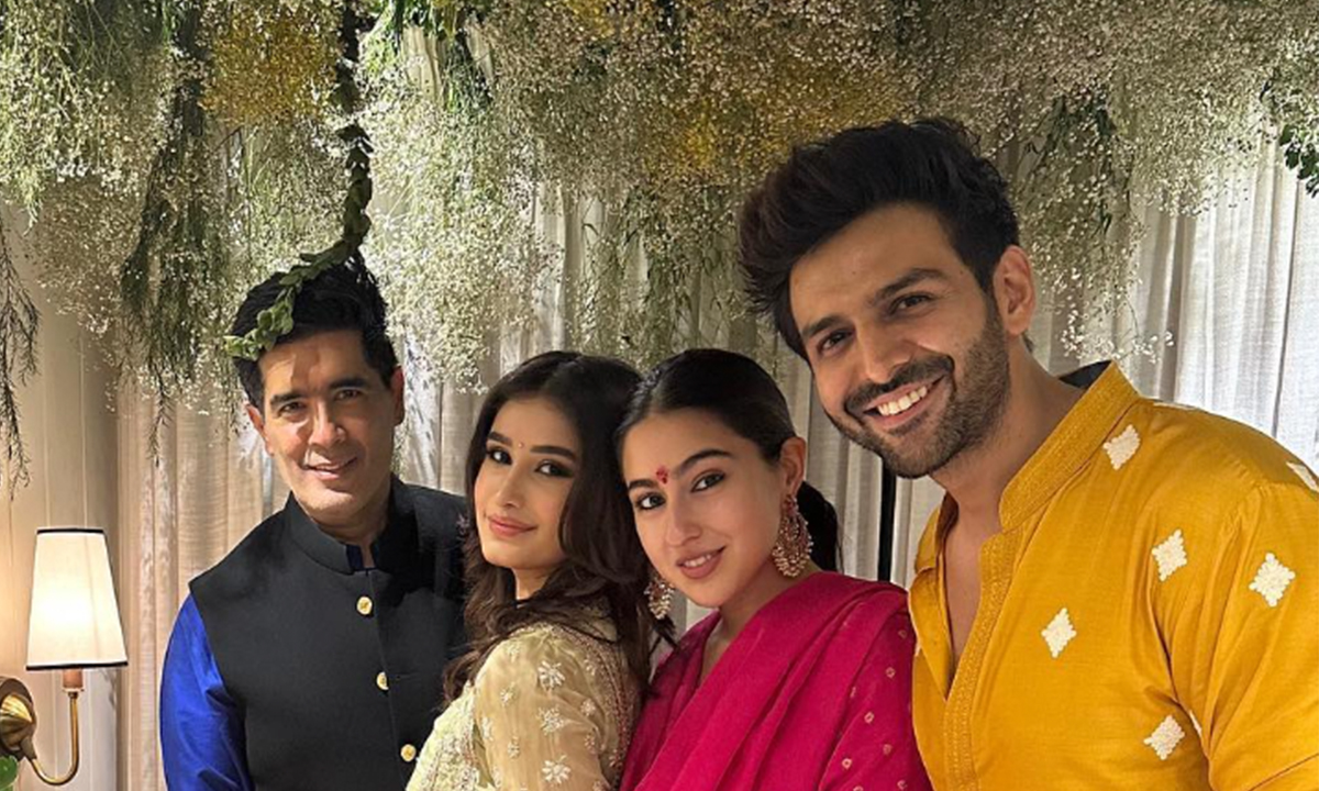 Kartik Aaryan Doesn’t Want To Pay Attention To Viral Pic With Ex Sara Ali Khan From Ganesh Chaturthi. Smart Move!