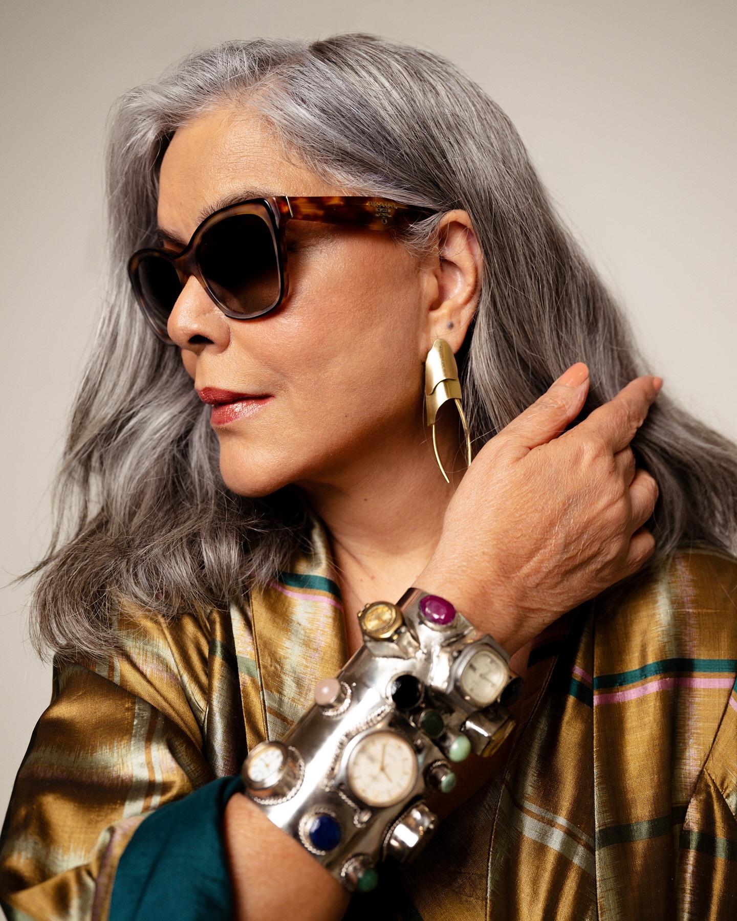 Zeenat Aman’s Unique Watch Cuff