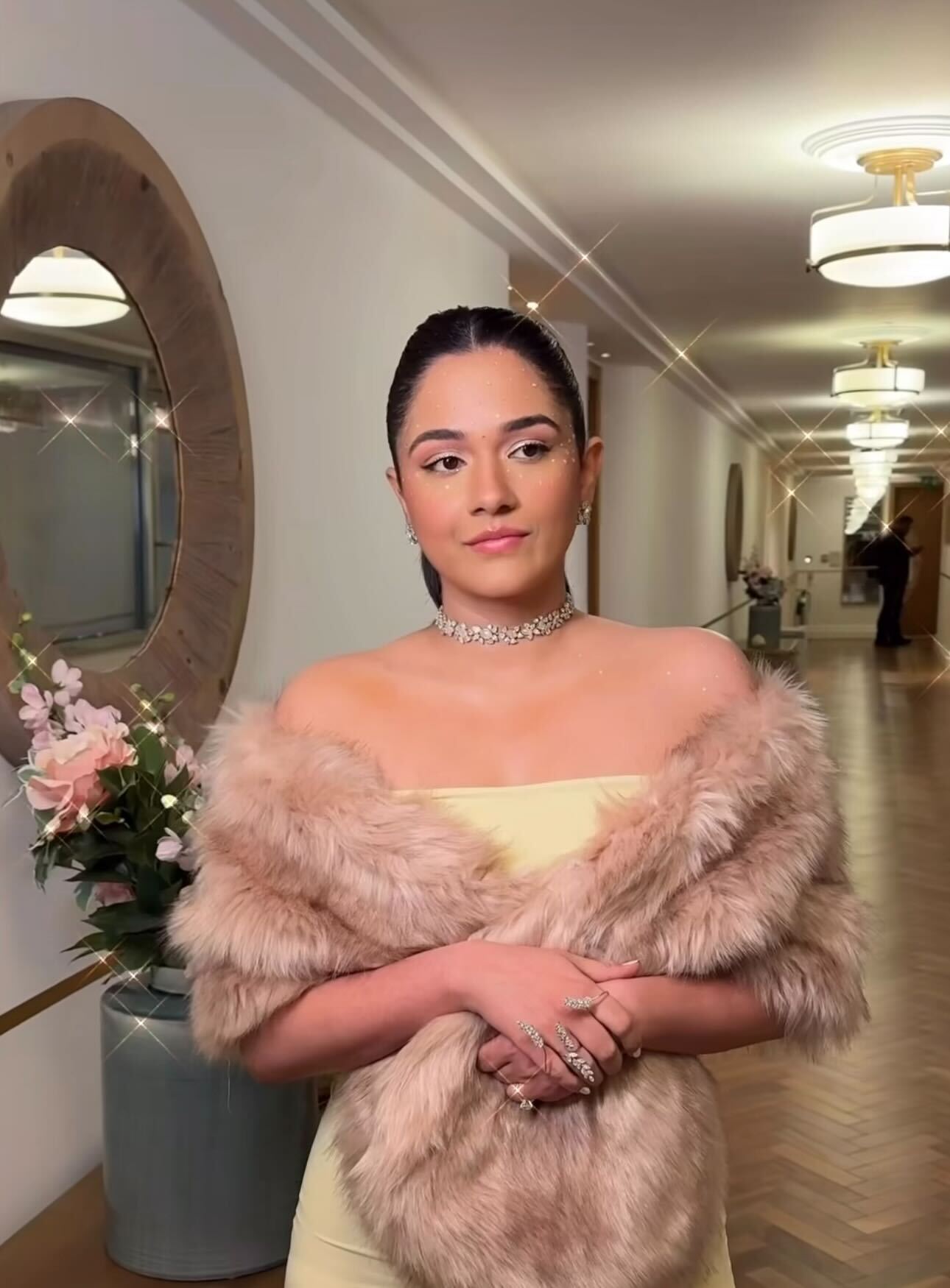 Recreate Radhika Merchant’s Sister Anjali’s Sparkling Rhinestone Makeup With These 3 Easy Hacks 