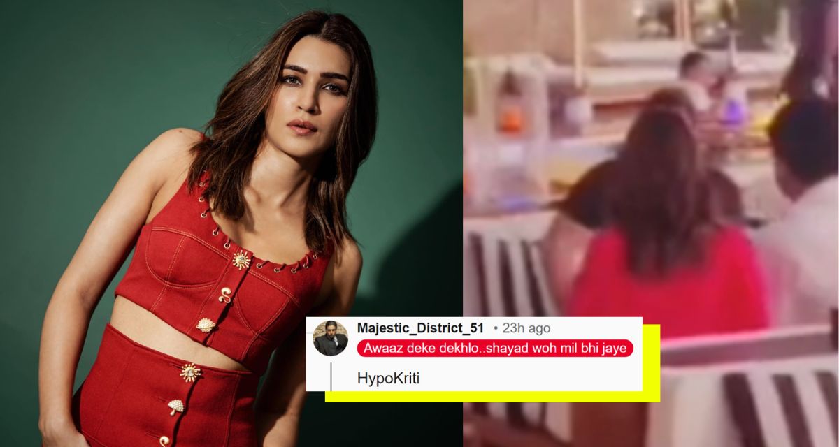 Kriti Sanon ‘Caught’ Smoking In Viral Video From Greece Vacation, Internet Asks “Ab Chand Pe Privacy Lene Jaye”
