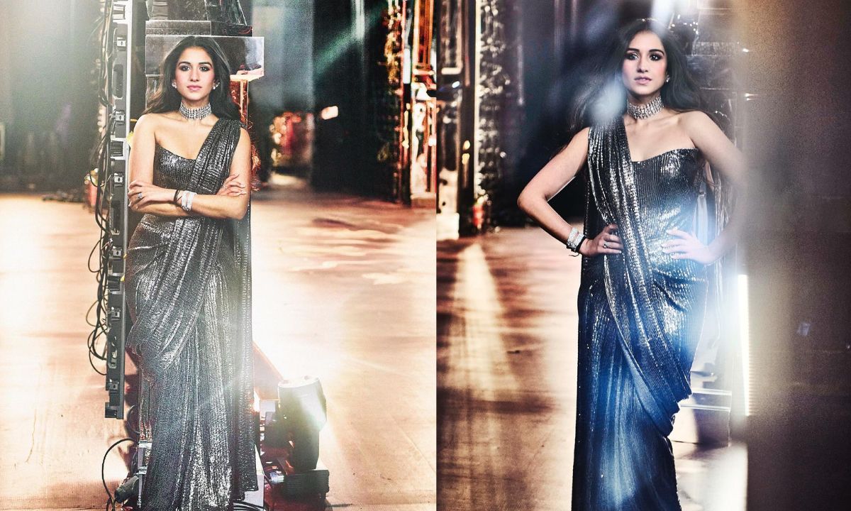 Radhika Merchant Rocks A Manish Malhotra Chainmail Saree For Sangeet Afterparty. It’s Giving Showstopper!