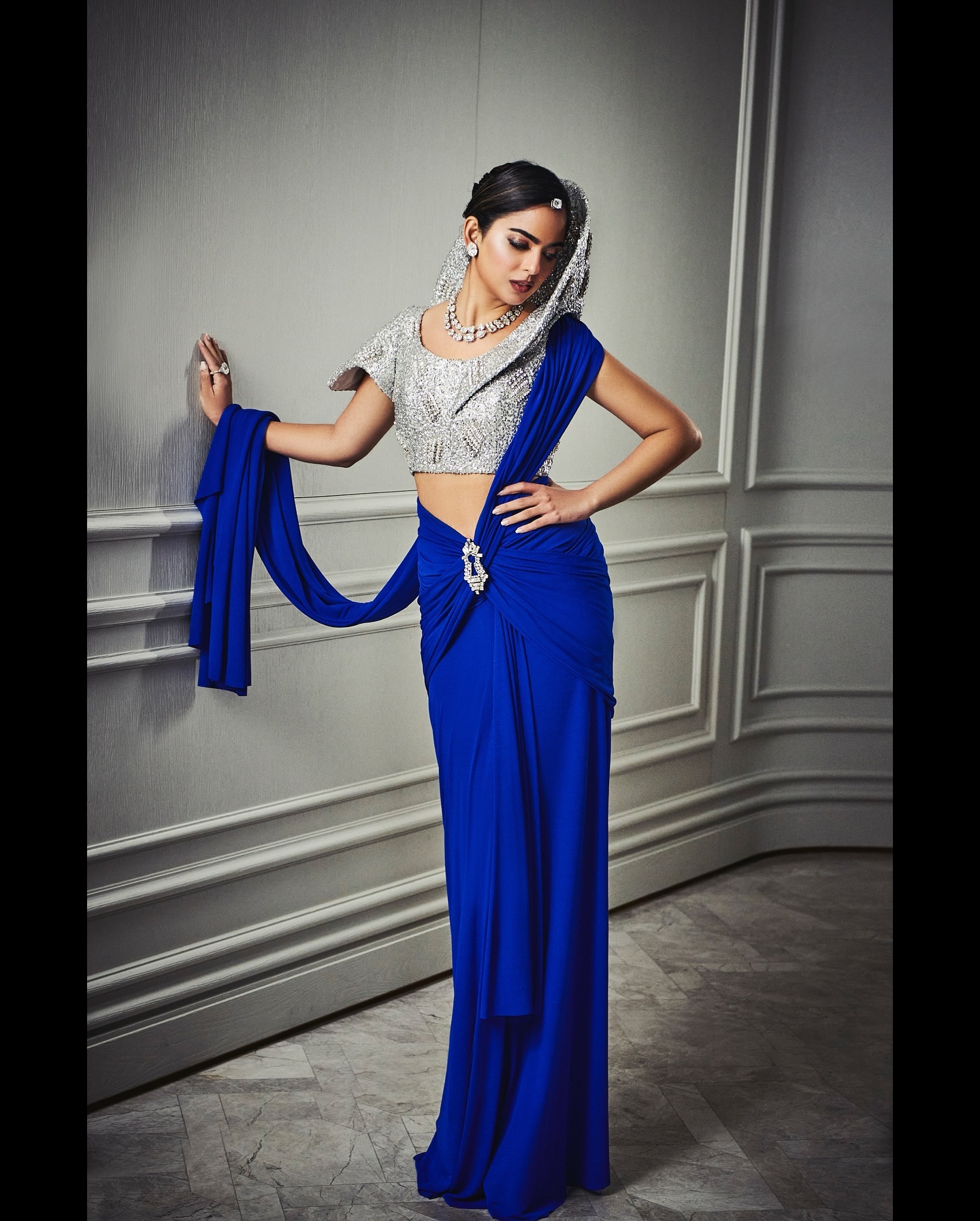 Isha Ambani Dons The First Ever Custom Saree By Schiaparelli For Anant Ambani, Radhika Merchant sangeet 