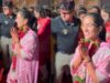 Radhika Merchant Dons A Simple Pink Suit, Ditches Makeup To Visit Jamnagar With Hubby Anant Ambani!
