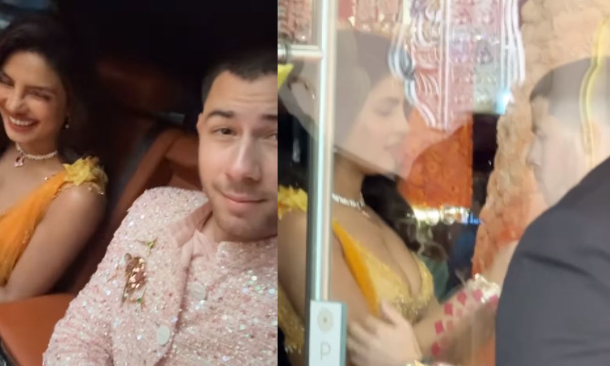 Anant Ambani-Radhika Merchant Wedding: See Priyanka Chopra, Nick Jonas’ Cute PDA Moments! Anant Ambani-Radhika Merchant Wedding: See Priyanka Chopra, Nick Jonas’ Cute PDA Moments!