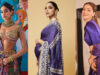 From Deepika Padukone’s Saree To Janhvi Kapoor’s Dupatta, Purple Is Ruling Festive Fashion!