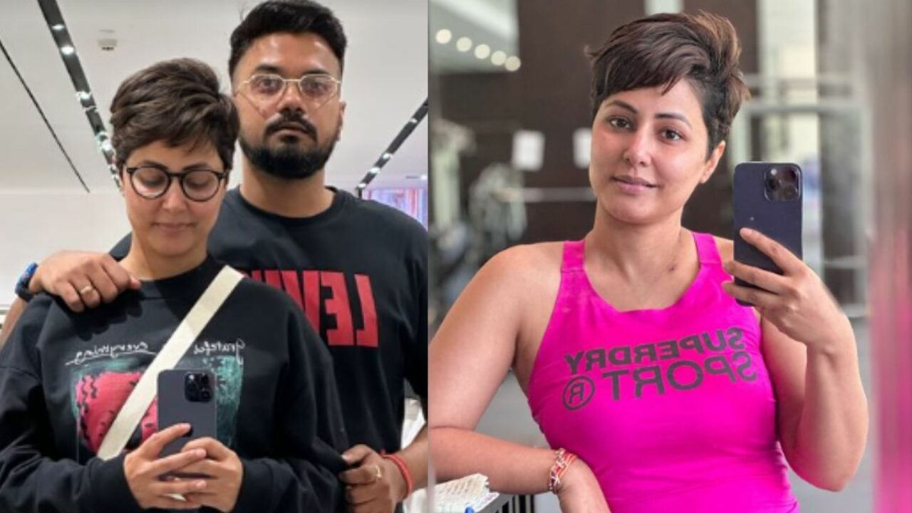 Hina Khan posted an adorable memory with her boyfriend 'Rocky Jaiswal' on  her Instagram story . . #hinakhan #rockyjaiswal #hinakhanfans #bollywood  #bollywoodupdates #celebrity #celebritynews #celeb #couplegoals #trending  #trendingnow #trendingpage ..., image size:1280x720