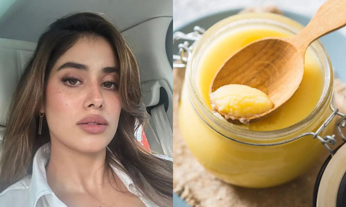 Janhvi-kapoor-recommends-ghee-healthy-skin-hair-skincare-haircare-tips