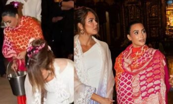  kim-kardashian-khloe-kardashian-visit-iskcon-temple-serve-food-children