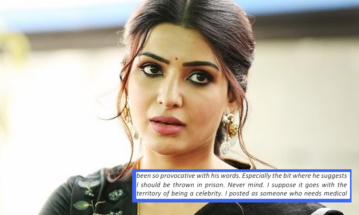 Samantha Ruth Prabhu Reacts To Doctor Calling Her ‘Medical Illiterate’ Over Nebuliser Post: “Not Making Money…” Samantha Ruth Prabhu Reacts To Doctor Calling Her ‘Medical Illiterate’ Over Nebuliser Post: “Not Making Money…”