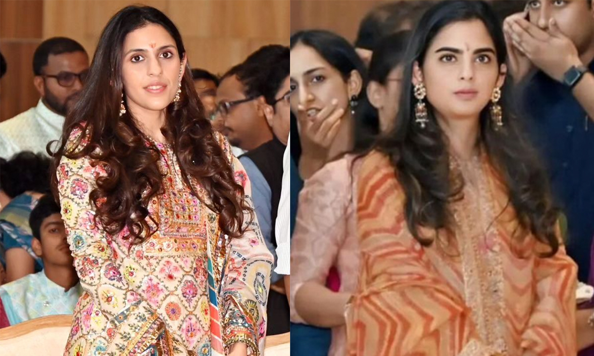 Shloka, Isha Ambani Wear Outfits By Mayyur Girotra And Rimple Harpeet To Mass Wedding. We’re In Love!