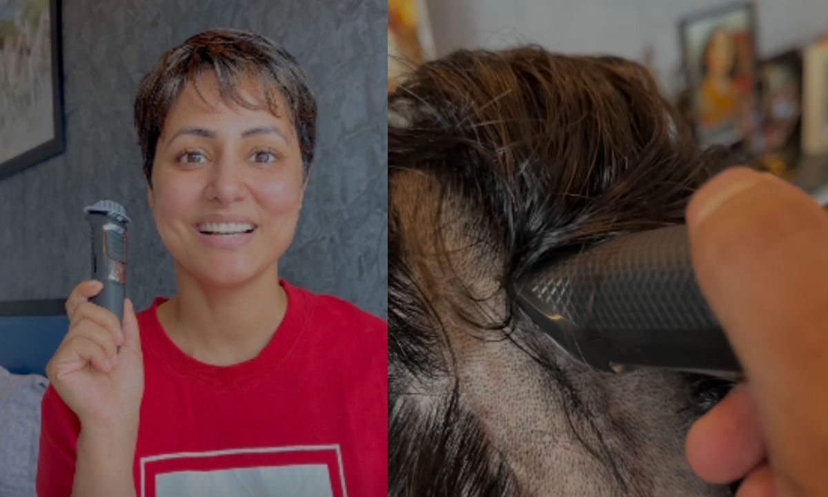 Hina Khan Shaves Head Amid Breast Cancer Treatment As It’s Painful To See Her Hair Fall. More Power To You, Girl! Hina Khan Shaves Head Amid Breast Cancer Treatment As It’s Painful To See Her Hair Fall. More Power To You, Girl!