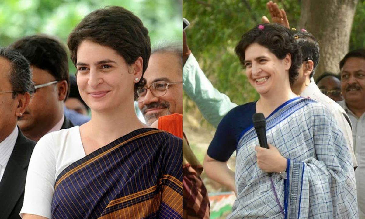 7 Times Priyanka Gandhi Was An Absolute Queen In Her Minimal Cotton Sarees