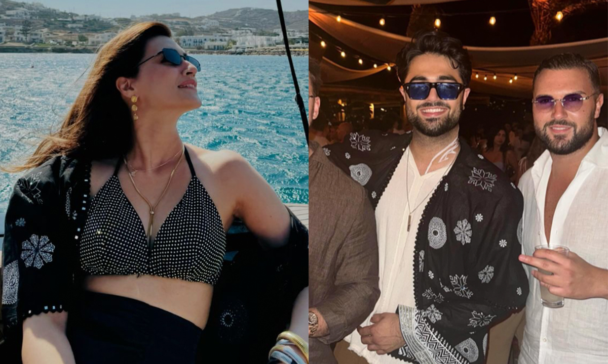 Did Kriti Sanon Borrow Rumoured Boyfriend Kabir Bahia’s Shrug For Her New Look From Greece Vacation? Did Kriti Sanon Borrow Rumoured Boyfriend Kabir Bahia’s Shrug For Her New Look From Greece Vacation?