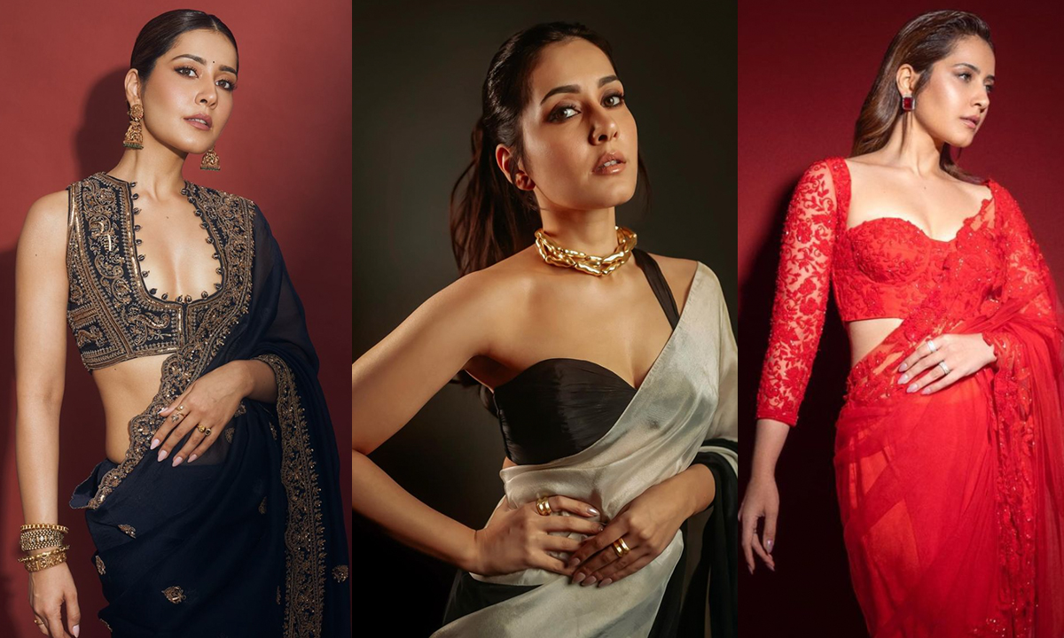 Raashii Khanna Makes Traditional Sarees Look Hawt With These 5 Unique Necklines. You Must Try! Raashii Khanna Makes Traditional Sarees Look Hawt With These 5 Unique Necklines. You Must Try!