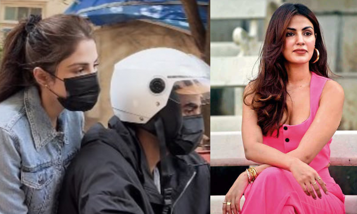 Paps Following Rhea Chakraborty With Rumoured BF Nikhil Kamath On A Bike Is Problematic. Is This Even Safe? Paps Following Rhea Chakraborty With Rumoured BF Nikhil Kamath On A Bike Is Problematic. Is This Even Safe?