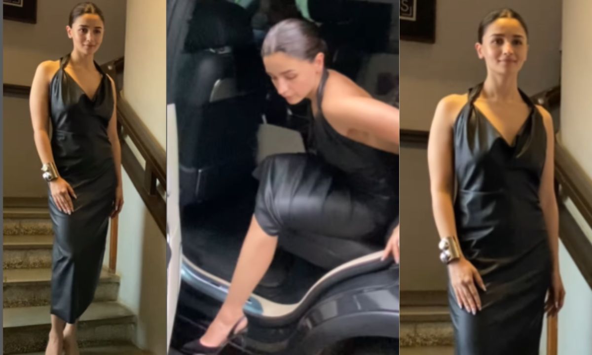 Alia Bhatt Turns Heads In A Halter-Neck Black Dress For Jigra Promotions! Alia Bhatt Turns Heads In A Halter-Neck Black Dress For Jigra Promotions!