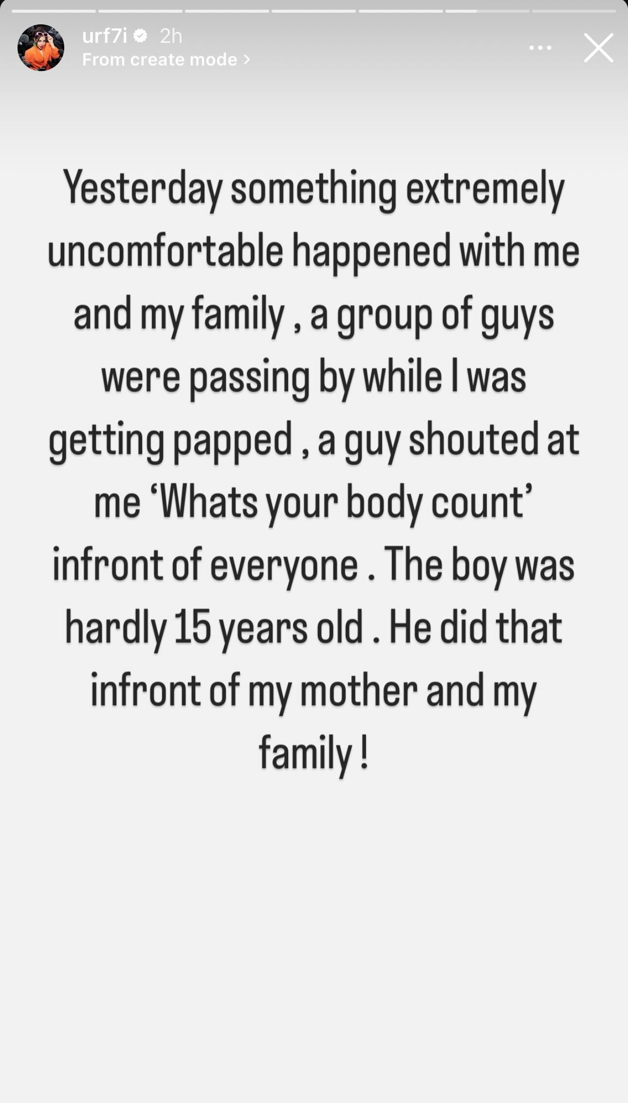 Uorfi Javed Says She Wanted To Punch A 15-Year-Old Boy For Asking Her Body Count. We Would Have Too!