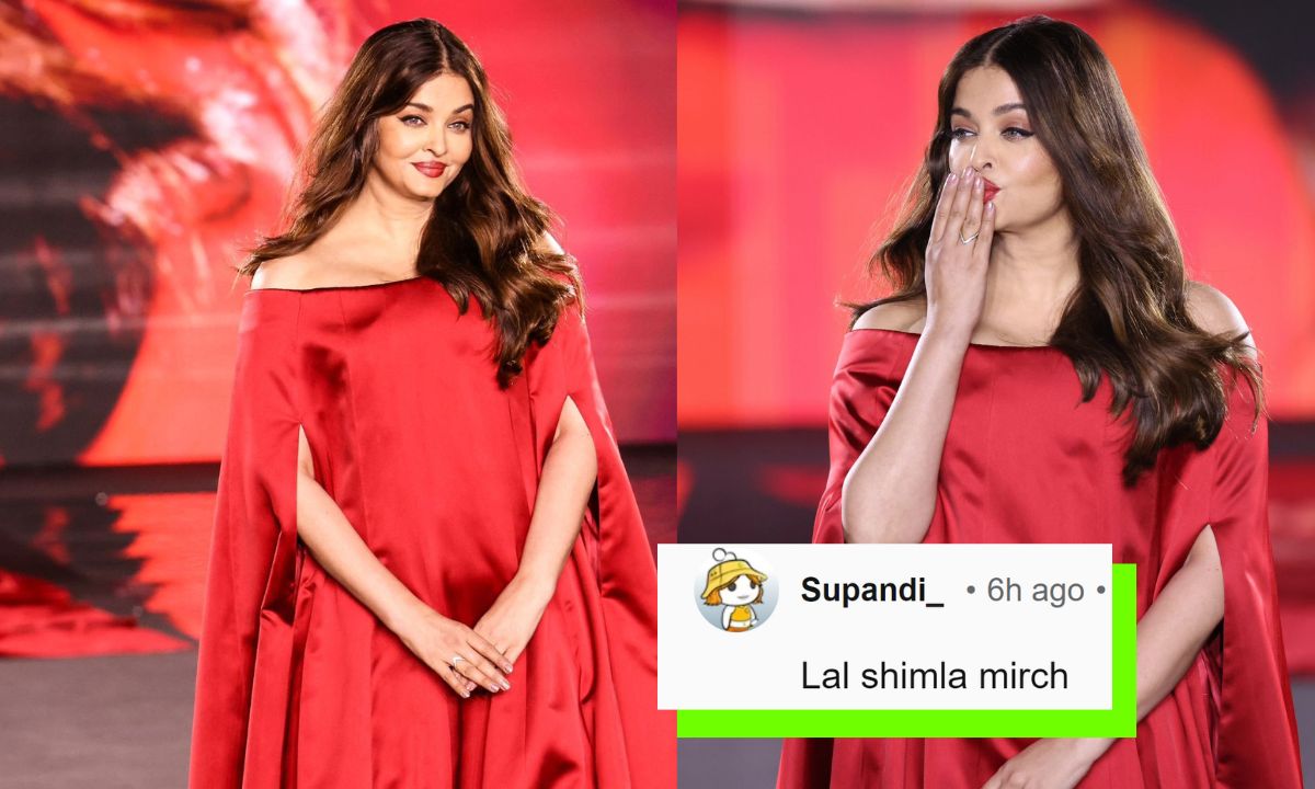 Internet Reacts To Aishwarya Rai Bachchan’s Outfit At Paris Fashion Week, Compares It With ‘Kambal’